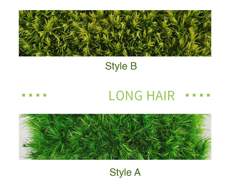 Perpetual moss wall making soft furnishing decoration