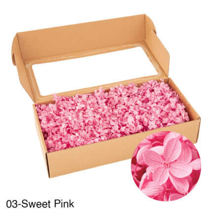 Boxed wood hydrangea eternal flowers 100g