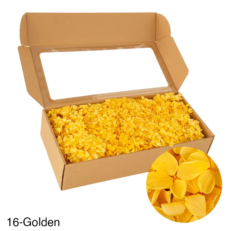 Boxed wood hydrangea eternal flowers 100g