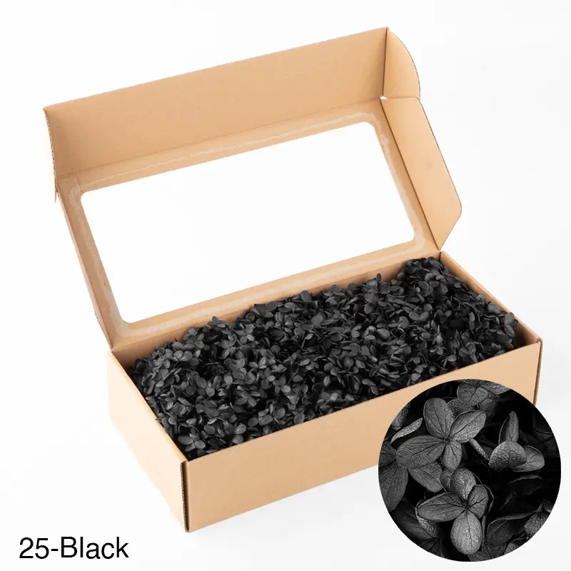 Boxed wood hydrangea eternal flowers 100g