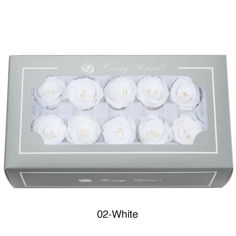 Eternal Flower A Grade Rose Head 4cm 10pcs
