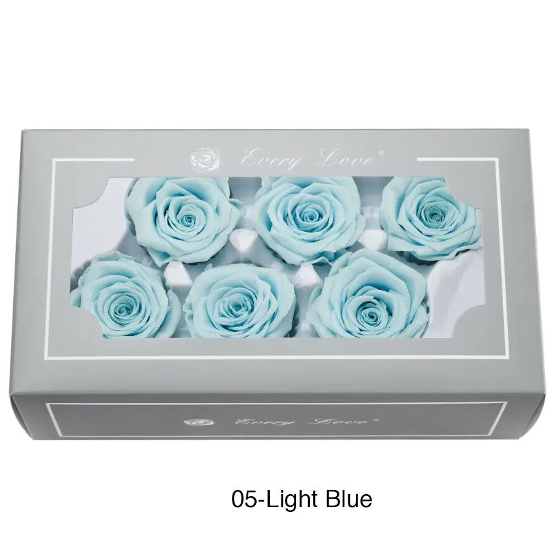 Preserved Flower A Grade Rose Head 5-6cm 6pcs