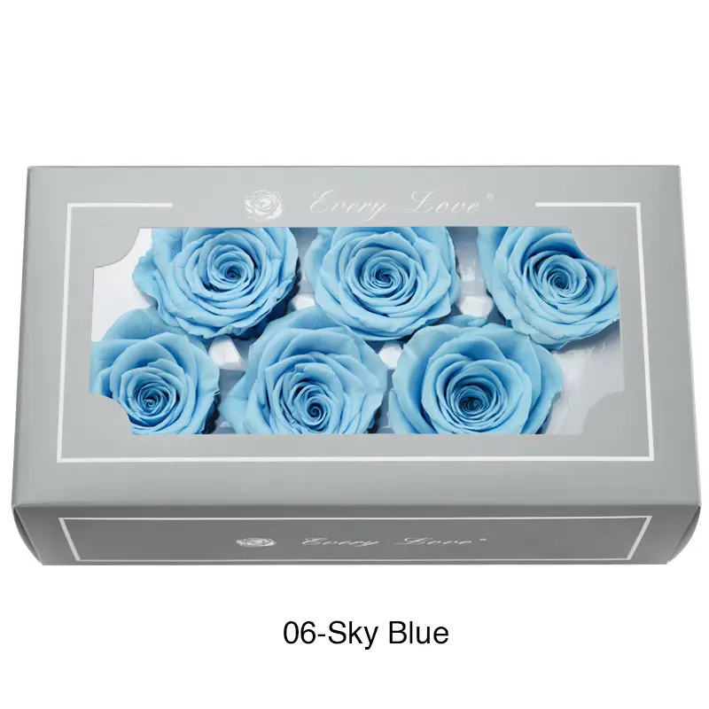 Preserved Flower A Grade Rose Head 5-6cm 6pcs