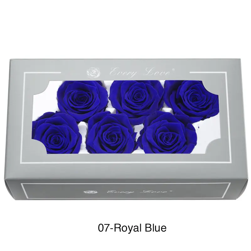 Preserved Flower A Grade Rose Head 5-6cm 6pcs