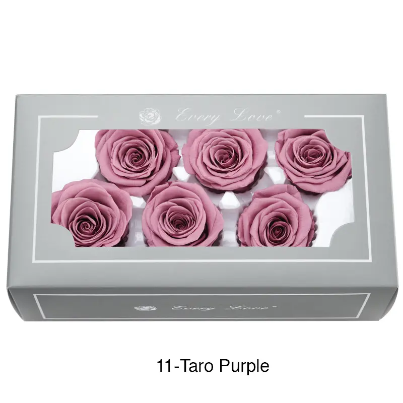 Preserved Flower A Grade Rose Head 5-6cm 6pcs