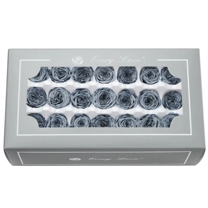 Preserved Flower DIY material A Grade Austin Rose Head 2-3cm 21pcs