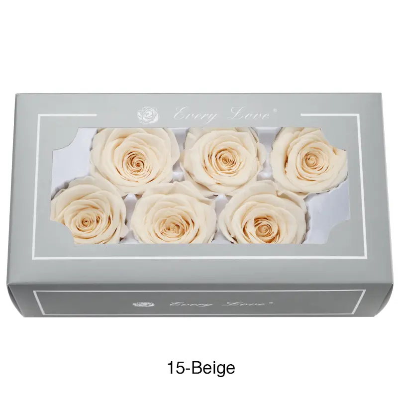 Preserved Flower A Grade Rose Head 5-6cm 6pcs