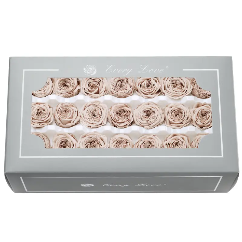 Preserved Flower DIY material A Grade Austin Rose Head 2-3cm 21pcs