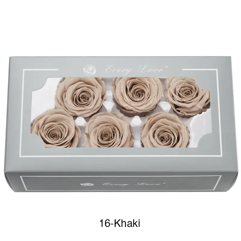 Preserved Flower A Grade Rose Head 5-6cm 6pcs