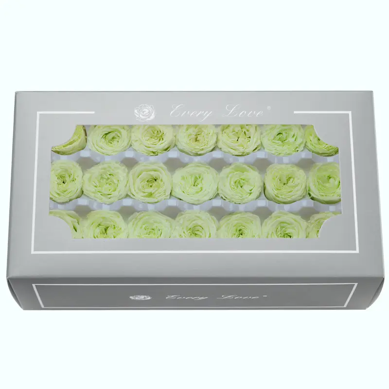 Preserved Flower DIY material A Grade Austin Rose Head 2-3cm 21pcs