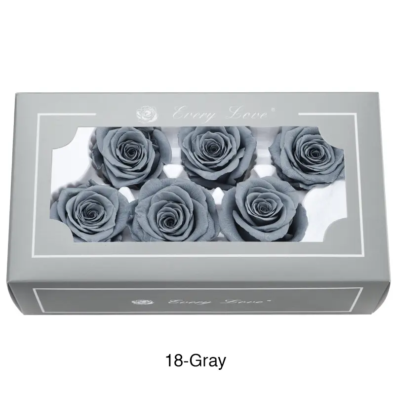 Preserved Flower A Grade Rose Head 5-6cm 6pcs