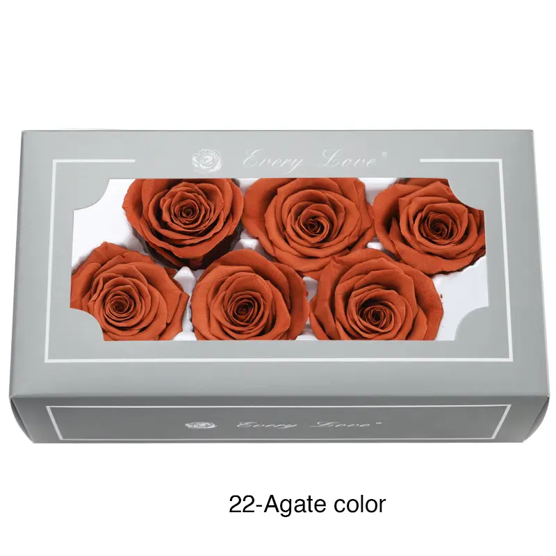Preserved Flower A Grade Rose Head 5-6cm 6pcs