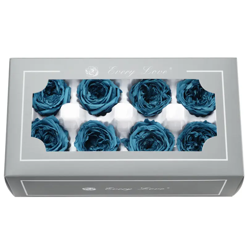 Preserved Flower A Grade Austin Rose Head 5-6cm 8pcs DIY material