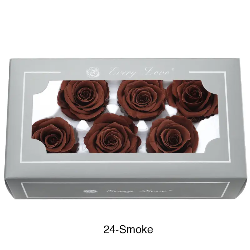 Preserved Flower A Grade Rose Head 5-6cm 6pcs