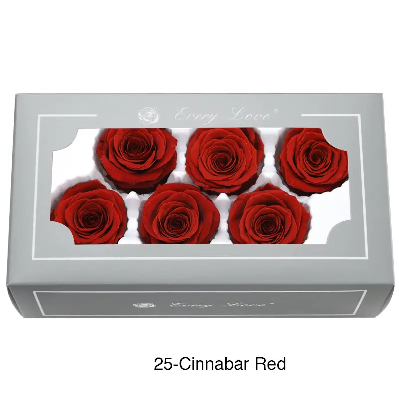 Preserved Flower A Grade Rose Head 5-6cm 6pcs