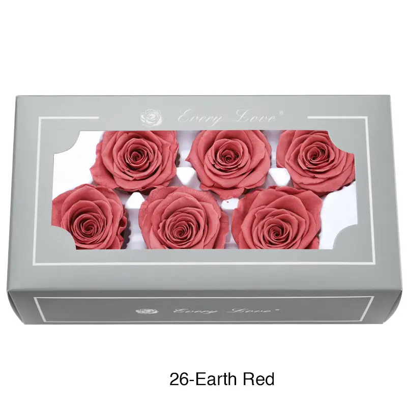 Preserved Flower A Grade Rose Head 5-6cm 6pcs