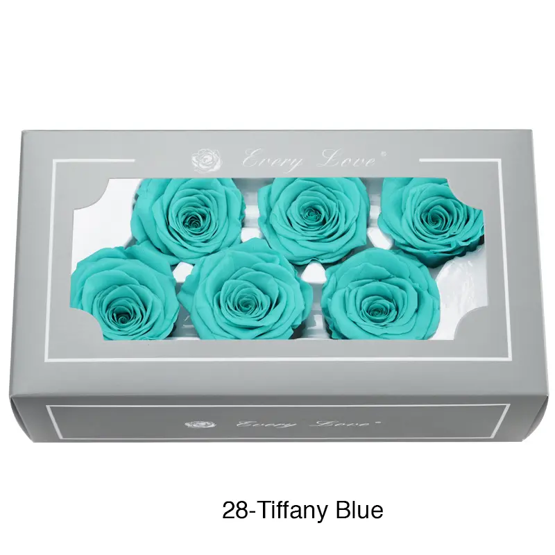 Preserved Flower A Grade Rose Head 5-6cm 6pcs