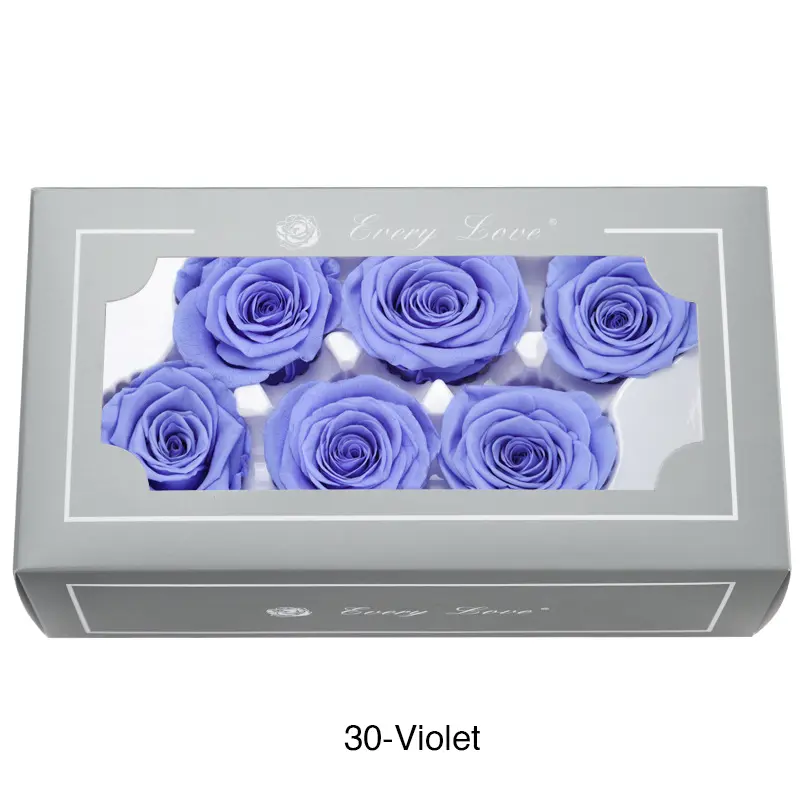 Preserved Flower A Grade Rose Head 5-6cm 6pcs