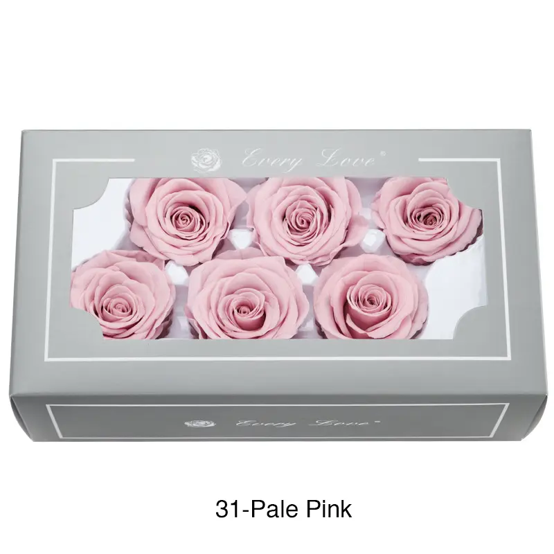 Preserved Flower A Grade Rose Head 5-6cm 6pcs