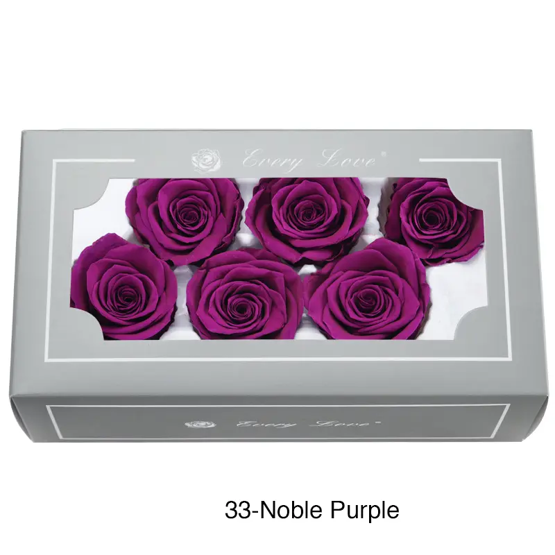 Preserved Flower A Grade Rose Head 5-6cm 6pcs