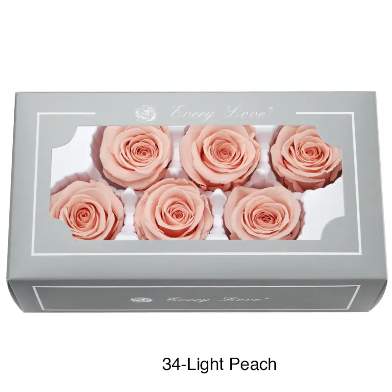 Preserved Flower A Grade Rose Head 5-6cm 6pcs