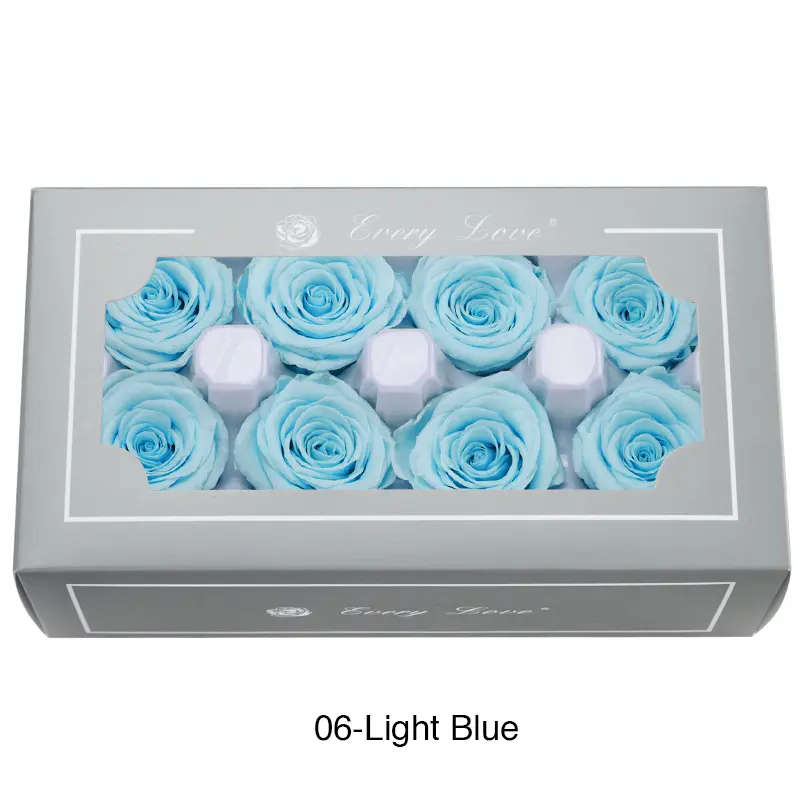 Preserved Flower DIY material A Grade Rose Head 4-5cm 8pcs