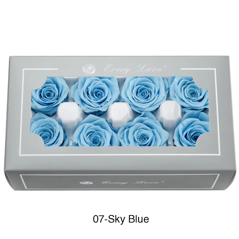 Preserved Flower DIY material A Grade Rose Head 4-5cm 8pcs