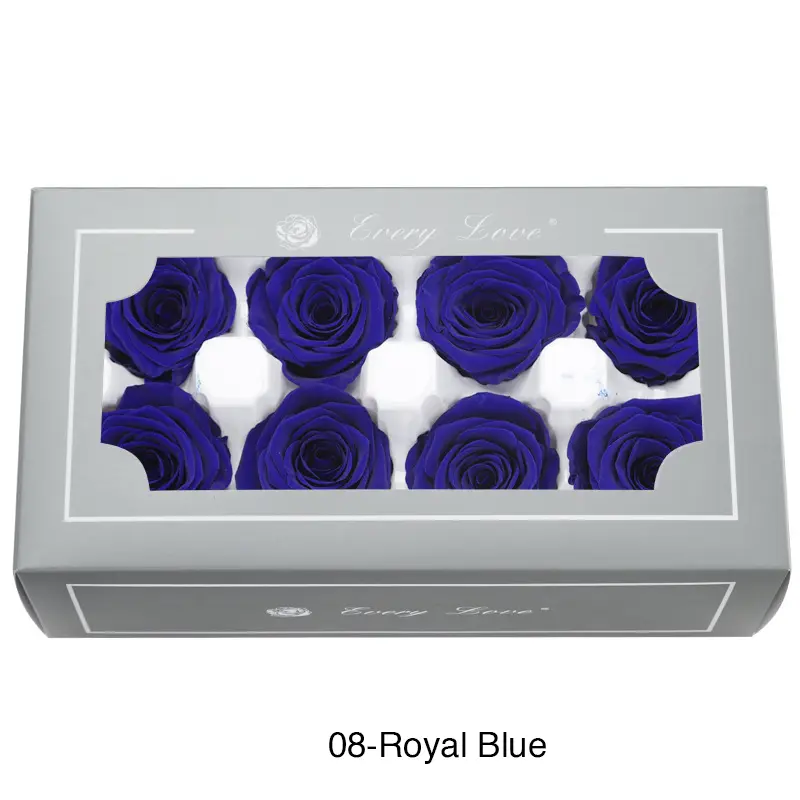 Preserved Flower DIY material A Grade Rose Head 4-5cm 8pcs