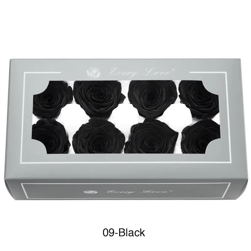 Preserved Flower DIY material A Grade Rose Head 4-5cm 8pcs