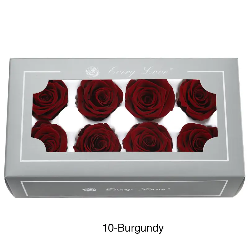 Preserved Flower DIY material A Grade Rose Head 4-5cm 8pcs