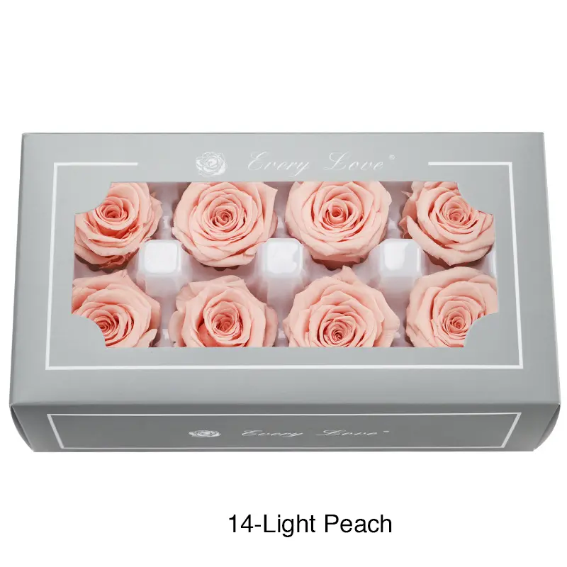 Preserved Flower DIY material A Grade Rose Head 4-5cm 8pcs
