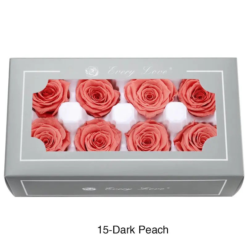 Preserved Flower DIY material A Grade Rose Head 4-5cm 8pcs