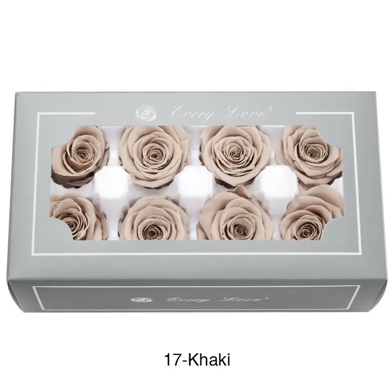 Preserved Flower DIY material A Grade Rose Head 4-5cm 8pcs