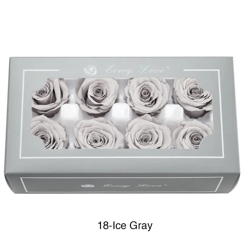 Preserved Flower DIY material A Grade Rose Head 4-5cm 8pcs