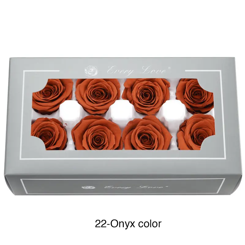 Preserved Flower DIY material A Grade Rose Head 4-5cm 8pcs