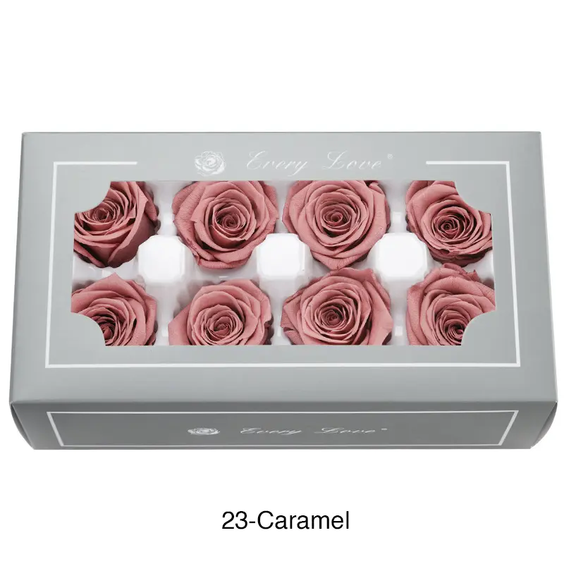 Preserved Flower DIY material A Grade Rose Head 4-5cm 8pcs