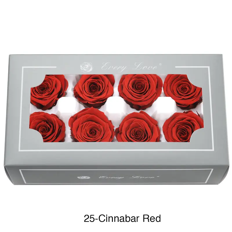 Preserved Flower DIY material A Grade Rose Head 4-5cm 8pcs
