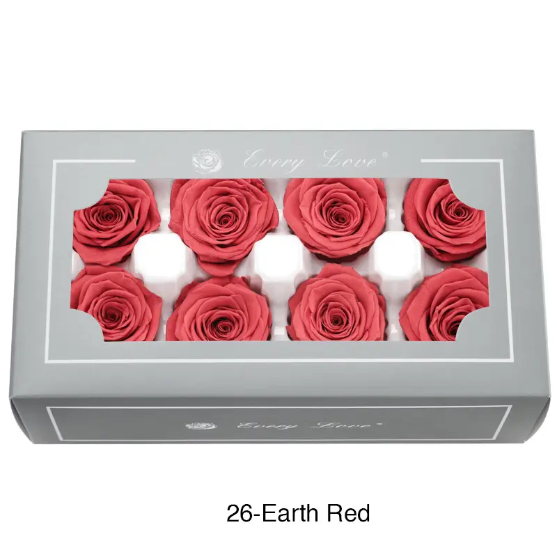 Preserved Flower DIY material A Grade Rose Head 4-5cm 8pcs