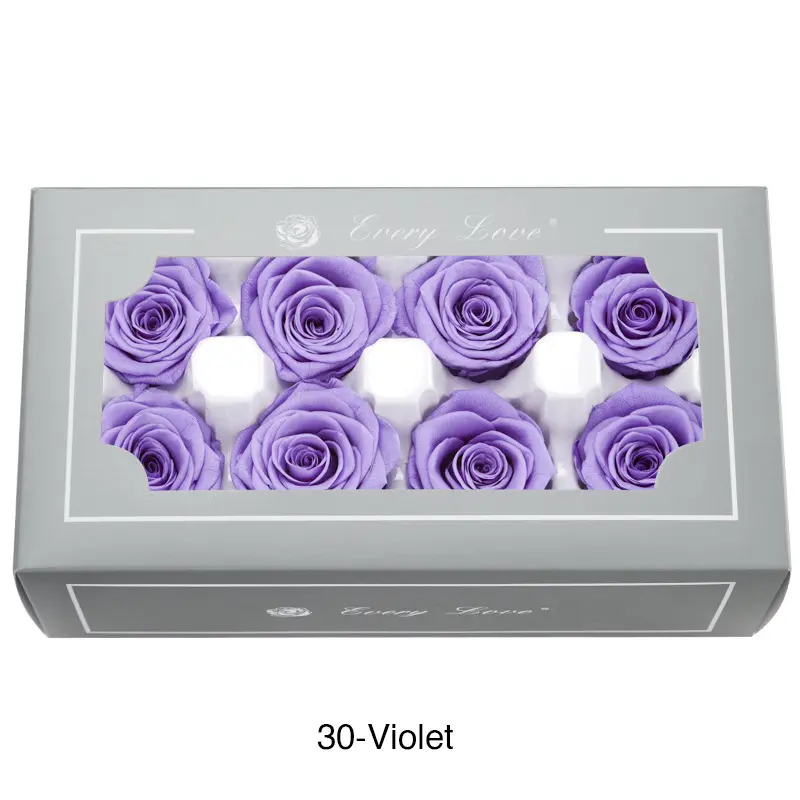 Preserved Flower DIY material A Grade Rose Head 4-5cm 8pcs