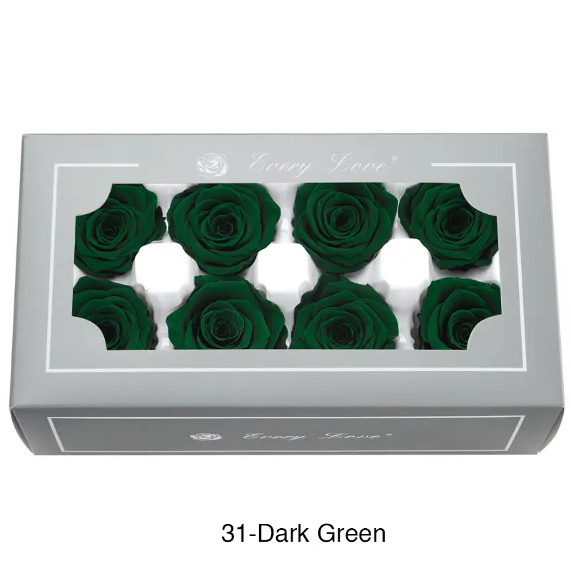 Preserved Flower DIY material A Grade Rose Head 4-5cm 8pcs