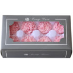 Preserved flower carnation flower head DIY material 4-5cm 8 pcs - Image 3