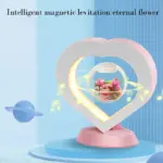 Magnetic levitation eternal flower Bluetooth audio creative Valentine's Day Christmas gift - Image 12