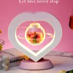 Magnetic levitation eternal flower Bluetooth audio creative Valentine's Day Christmas gift - Image 13