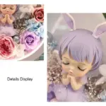 Preserved Flower Bluetooth Speaker Wireless Charging Three-color Table Lamp Birthday Gift Wedding Gift - Image 2