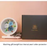 Preserved Flower Bluetooth Speaker Wireless Charging Three-color Table Lamp Birthday Gift Wedding Gift - Image 9