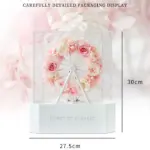 Bluetooth speaker rotating Ferris wheel with eternal rose finished rose box - Image 9