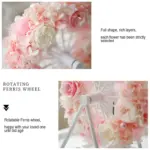 Bluetooth speaker rotating Ferris wheel with eternal rose finished rose box - Image 8