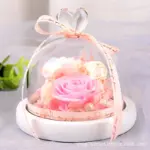 Eternal flower heart glass cover rose Christmas Eve gift Valentine's Day gift - Image 4