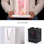 Eternal flower unicorn glass cover Valentine’s Day Christmas gift - Image 12