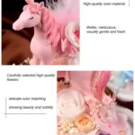 Eternal flower unicorn glass cover Valentine’s Day Christmas gift - Image 11
